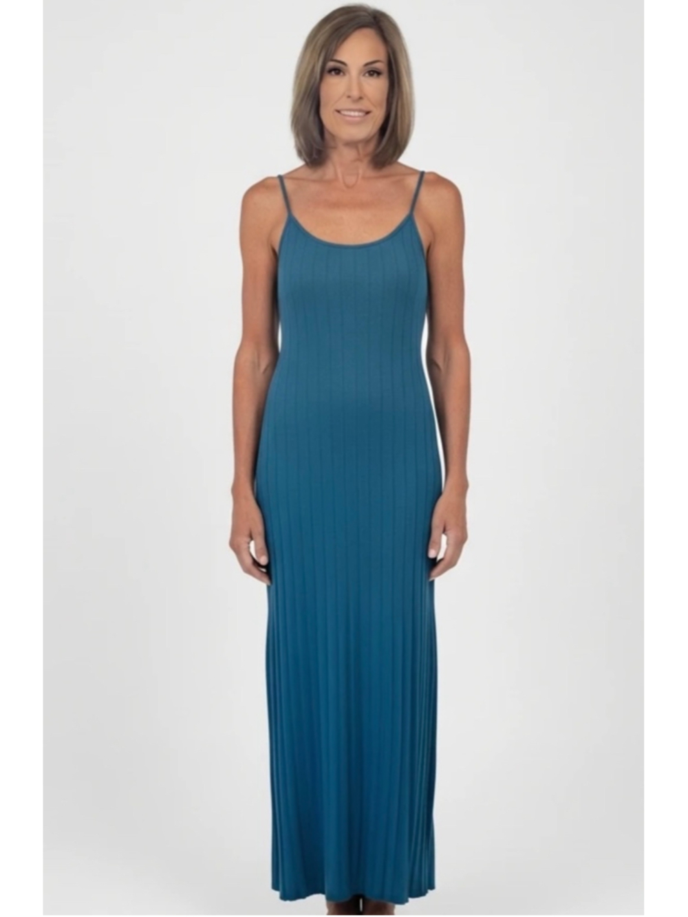 SOLID & STRIPED The Noel Maxi Dress, French Blue, S, NWT